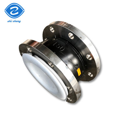 둥근 SS304 플랜지 EPDM Ptfe 라인 고무 확장 합동