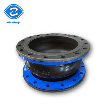 DN25-DN3000 유연 파이프 확장 관절 고무 완전히 끝 밀폐 플랑스 된 벨로 EPDM 단일 구