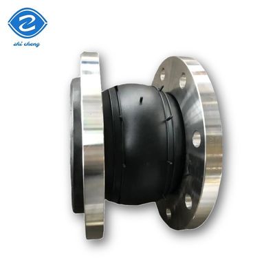 고무 확장 벨로 컴펜사터 DN450 DN100 볼 커넥터 Epdm 단일 플랜지 구구 벨로 유연한 확장 고무 관절