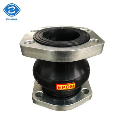 다이아몬드 플랜지 고무 팽창 이음 파이프 피팅 보상기 DN450 DN100 볼 커넥터 EPDM 단일 플랜지 구형 벨로우즈