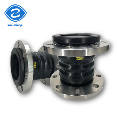 팽창 관절 이중 구리 고무 팽창 관절 명목 크기 DN25 DN3000 파이프 라인 시스템용 유연 연결 장치